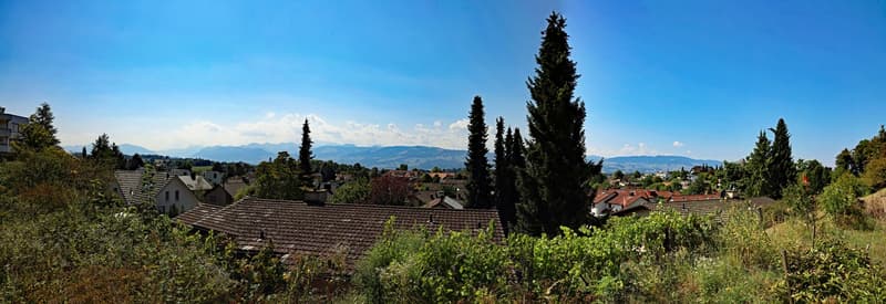 Unverbaubare Panoramasicht: Sonnige Baulandparzelle in Hombrechtikon (2)