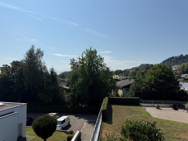 Über den Dächern von Egg: 3½ Zimmer mit Terrasse, Weitblick und viel Platz (17)