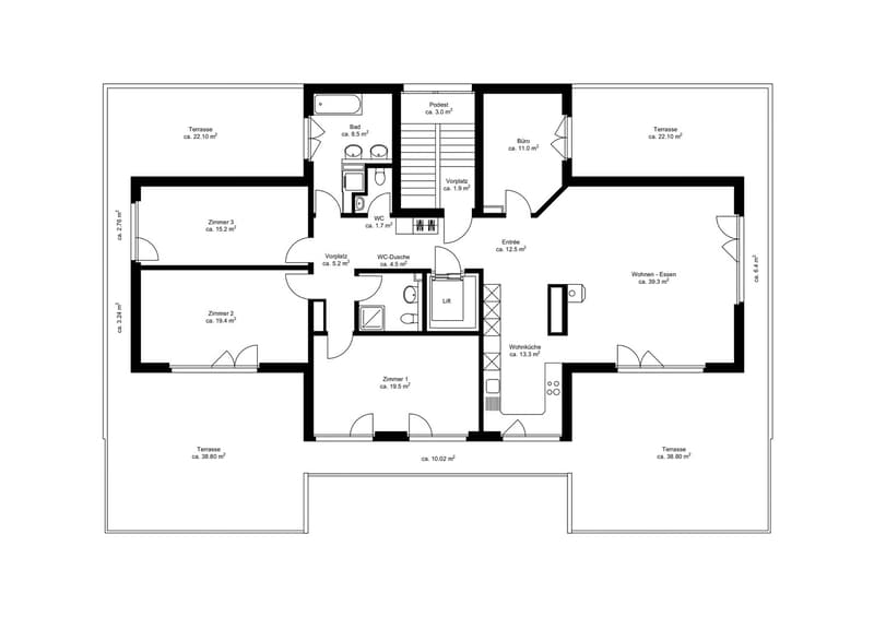 Wohnen über den Dächern von Wil - 5½-Zimmer-Attikawohnung (5)