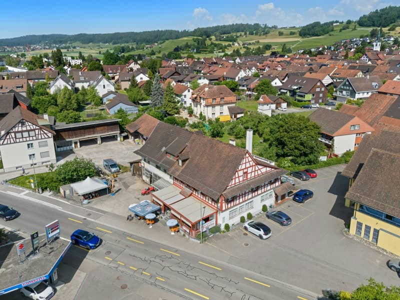 Frohsinn, Rafz: Vermietetes Restaurant im Dorfzentrum (9)