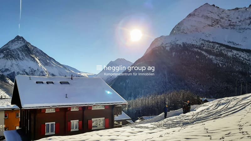Bauland im Winter