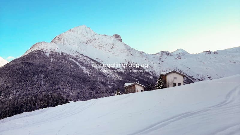 Bauland im Winter