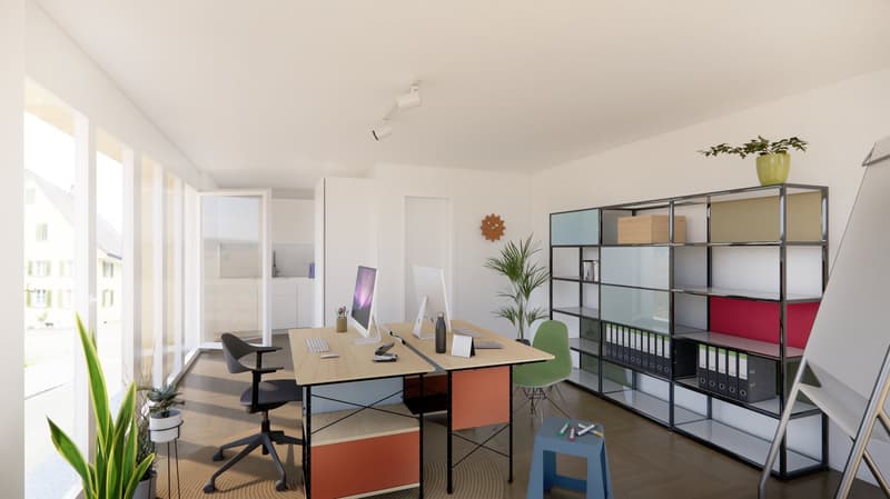 Charmantes 1.5-Zimmer-Studio im Erdgeschoss in Bünzen (2)