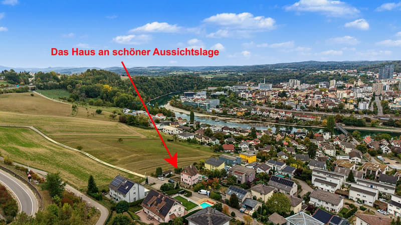 Das Haus an schöner Aussichtslage