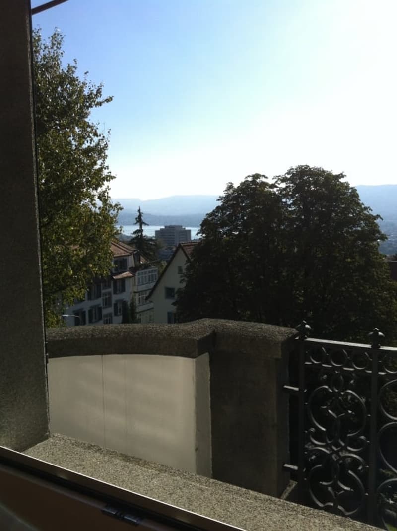 vom Balkon
