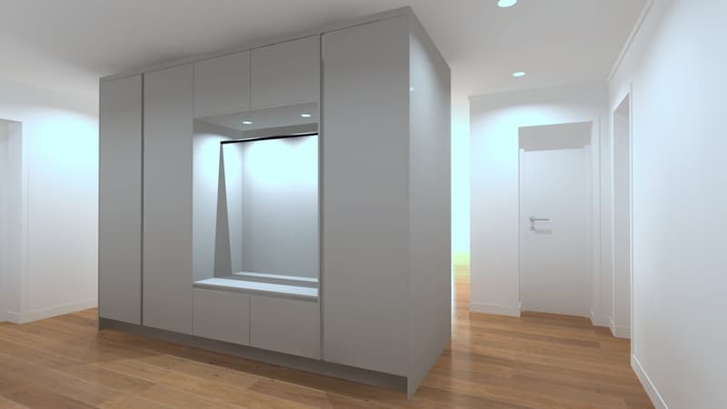 Garderobe EingangGartengeschoss