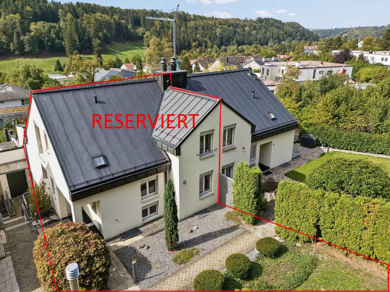 5.5-Zimmer - Maisonette Terrassenwohnung mit 51 m2 Terrasse und 315 m2 Gartenanteil (1)