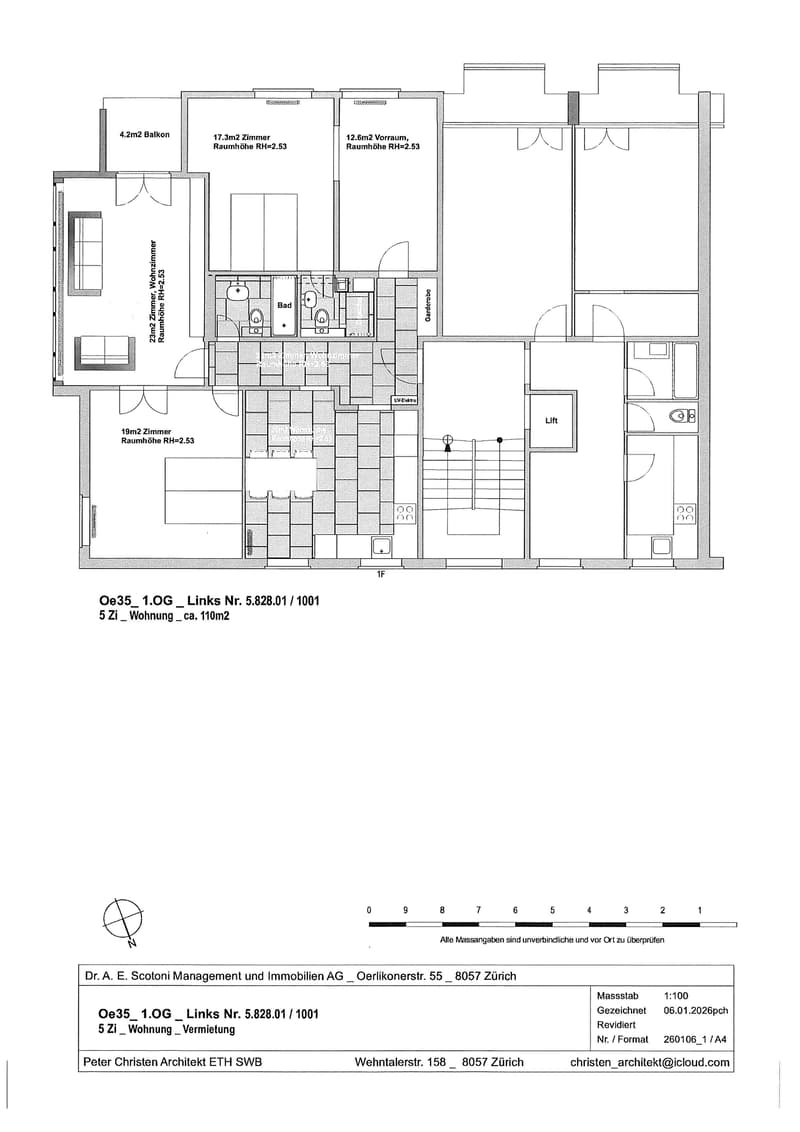 Neu sanierte, grosszügige 4.5-Zimmer-Wohnung mit Balkon in Zürich Oerlikon (16)