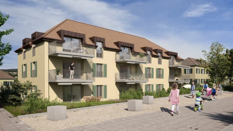Exklusive 2.5-Zimmer-Wohnung im OG mit Balkon (1)