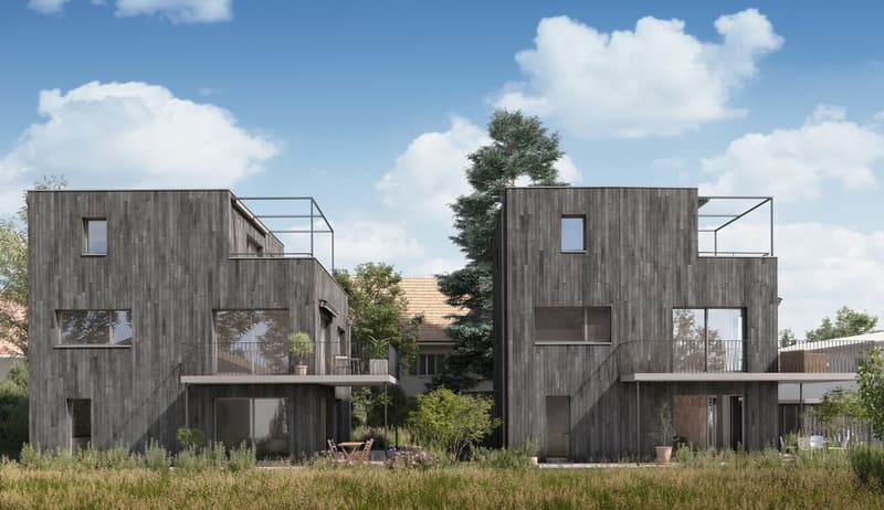 Neubau von zwei exklusiven, freistehenden 5.5-Zimmer-Einfamilienhäusern in familienfreundlichen, ruhigen und zentrumnahen Quartier (2)