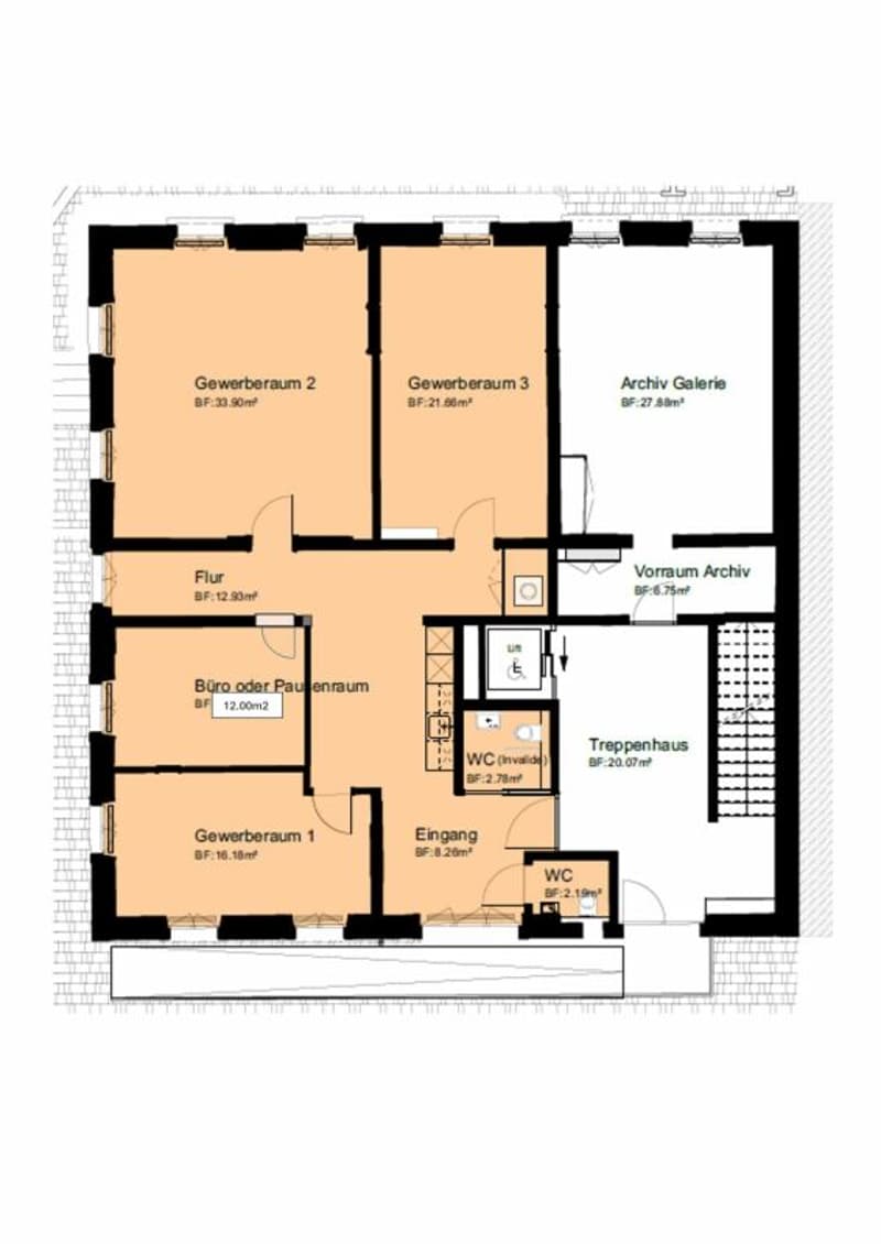 Neue, moderne Büros oder Praxisräume, in historischem GebäudeMitten im Zentrum von Schwarzenburg. Der Mietzins beinhaltet den gemeinsamen Aufenthaltsraum mit Küche, Garderobe, Waschen, Sanitäre A … (7)
