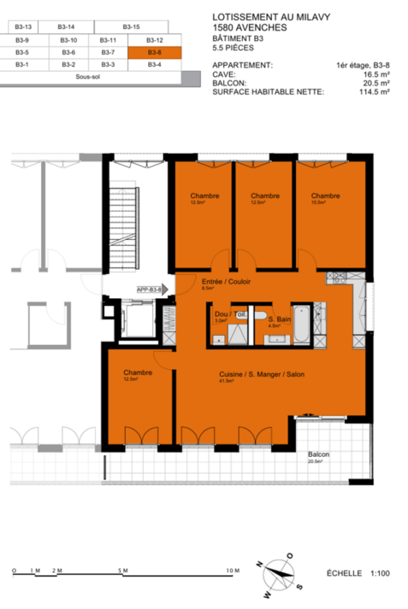 Moderne 5.5-Zimmerwohnung Au Milavy in Avenches (9)