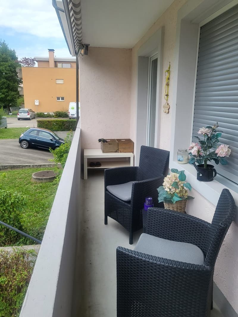 Charmante 3-Zimmer-Wohnung mit Balkon & Gartenmitbenutzung Reinach BL (4)