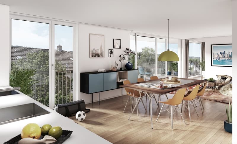 Modern mit grossem Balkon (1)