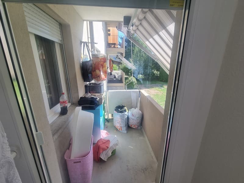 Schöne renovierte 3-Zimmerwohnung mit Balkon und Gartensicht in Roggwil (7)