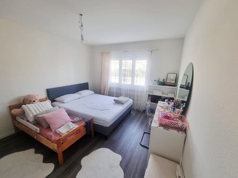 Schöne renovierte 3-Zimmerwohnung mit Balkon und Gartensicht in Roggwil (4)