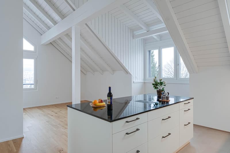 Besondere Dachwohnung mit Cheminée und hochwertigem Ausbau (3)