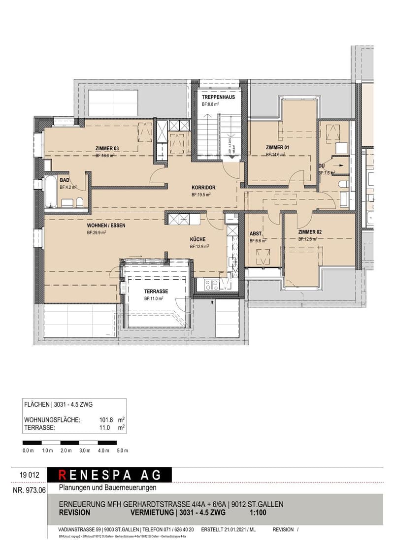 Grosszügige Dachwohnung - Toplage im Riethüsli (12)