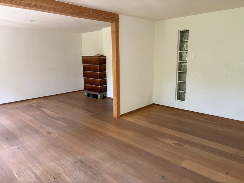 Wohnzimmer 2 mit Kachelofen