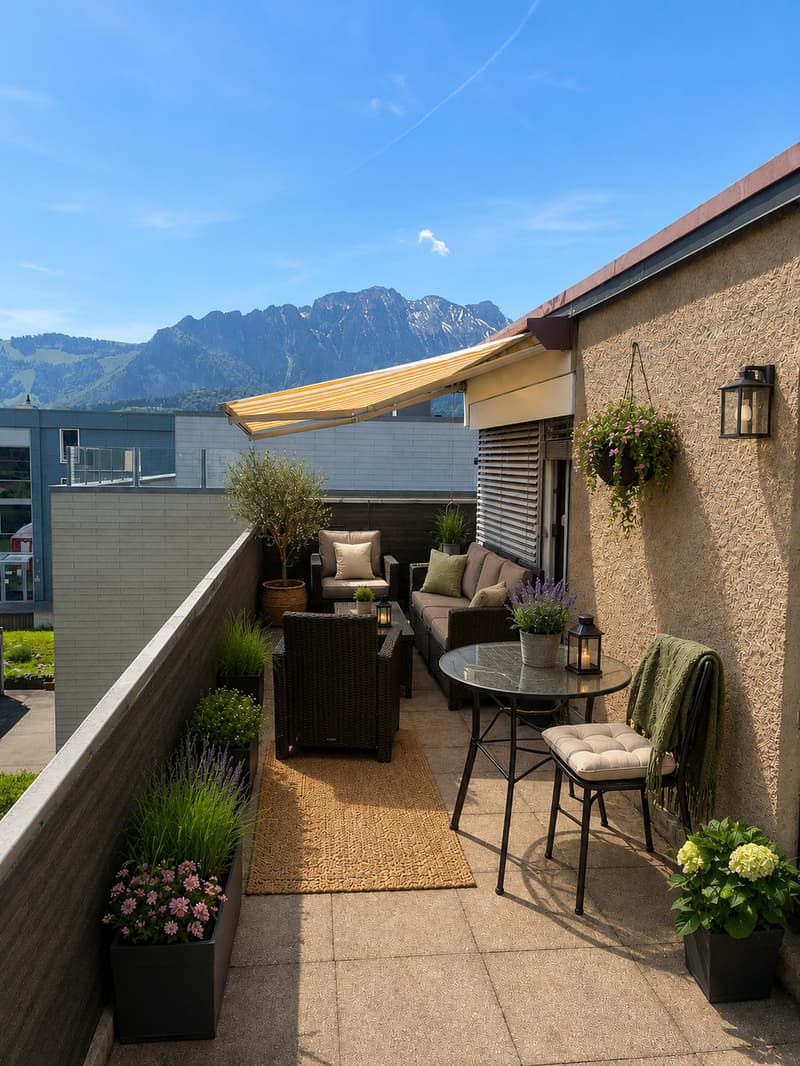 Attikawohnung mit Weitblick in Thun (2)