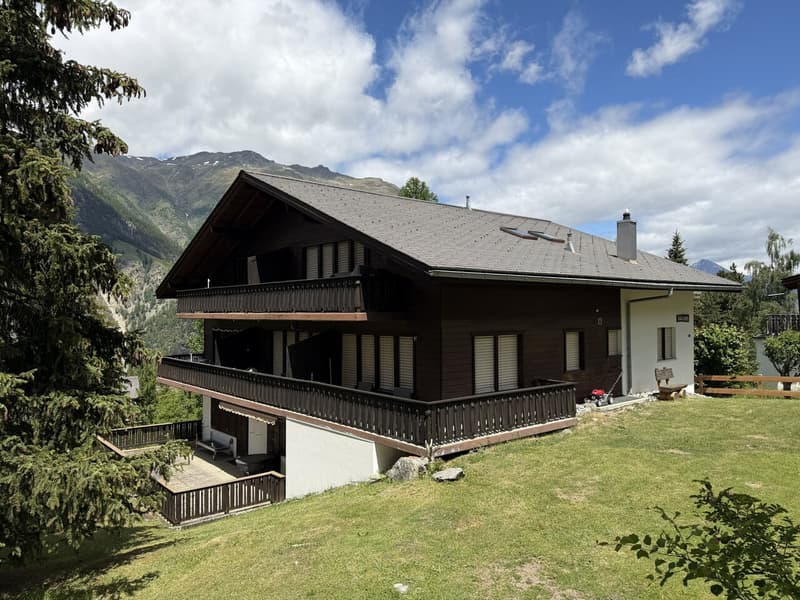 Heimelige Dachwohnung mit schönem Bergblick (1)