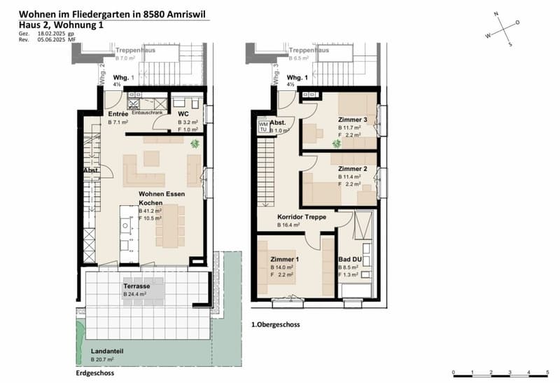 Neubauprojekt «Fliedergarten» - modernes Wohnen mit Stil und Nachhaltigkeit - hochwertige Garten-Maisonette (5)