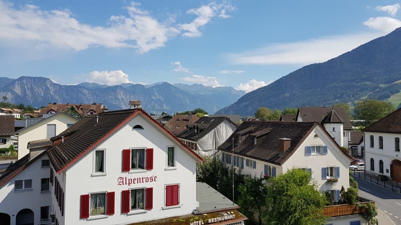 Aussicht von Balkon