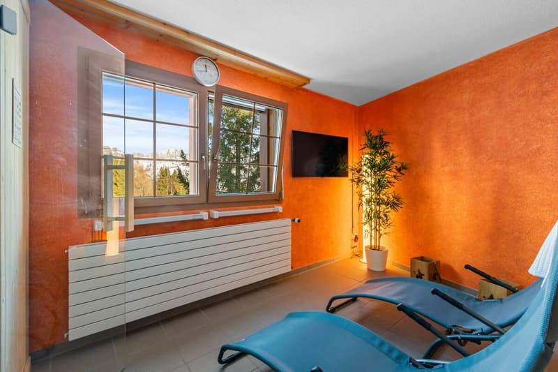 4 1/2-Zimmer-Ferienwohnung mit eigener Sauna und einem Tiefgaragenplatz (15)