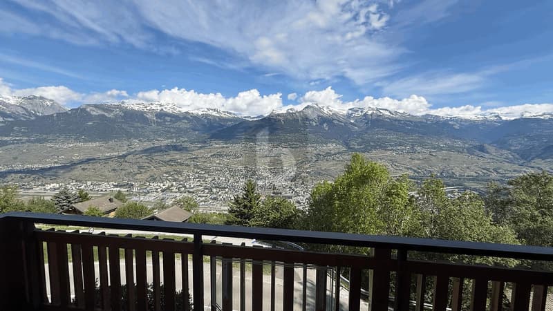 MAGNIFIQUE VUE SUR LES ALPES (1)
