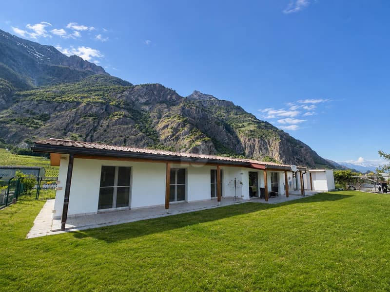MAGNIFIQUE, PLAIN PIED, LUMINEUSE AVEC GRAND JARDIN (1)