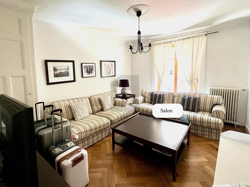 CHARMANT MEUBLÉ CENTRAL POUR COUPLE OU FAMILLE (1)