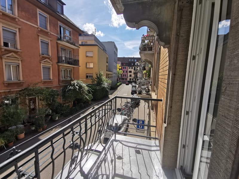 Frisch renovierte 3-Zimmer-Wohnung mit Balkon an der Seebahnstrasse, Zürich (11)