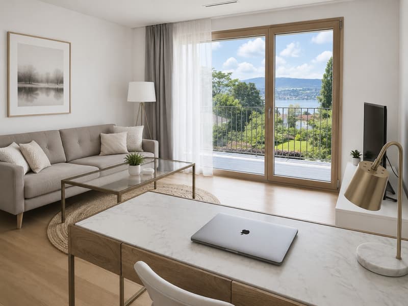 Helle 4.5-Zimmerwohnung mit Seeblick in Küsnacht (4)