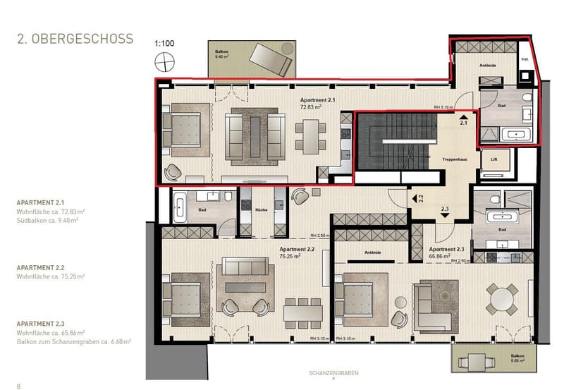 1.5 Zimmerwohnung in Zürich (5)