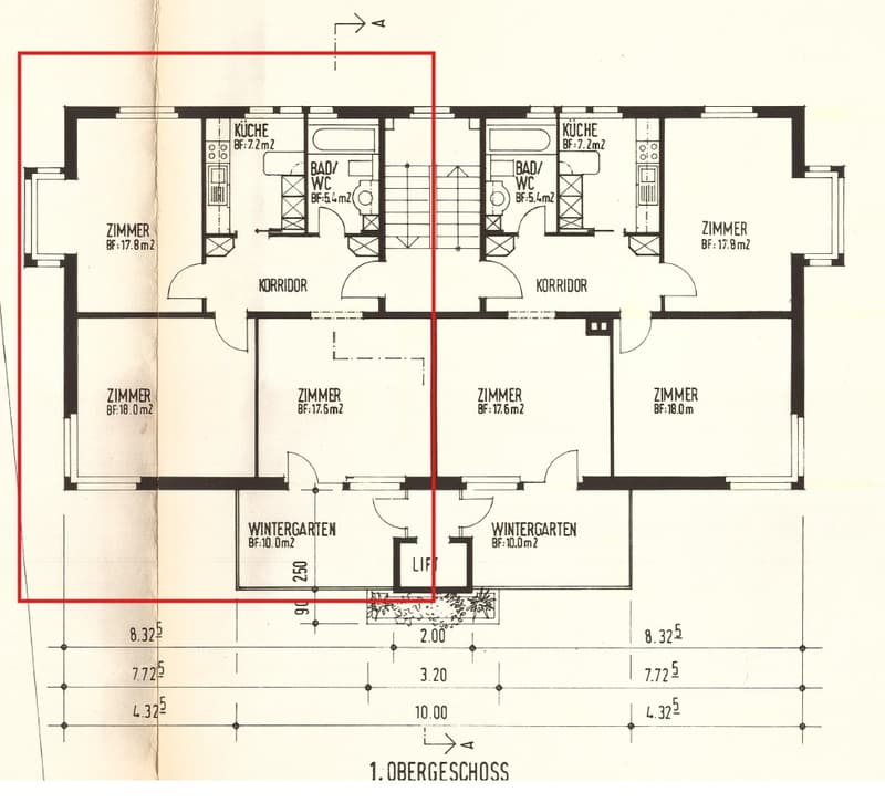 Appartement central, partiellement rénové de 3,5 pièces avec vue sur le lac (8)