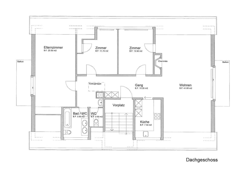Charmante 4-Zimmer-Dachwohnung mit Seesicht in Küsnacht ZH (12)