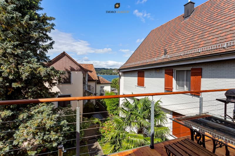 Die Sonne fühlen, die frische Luft atmen, den Blick zum See schweifen lassen.