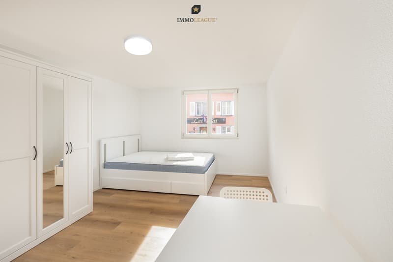 Praktische möblierte Zimmer zur Vermietung.