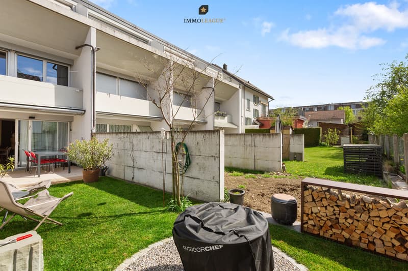 Schöne Gartenwohnungen mit grosszügigem Gartenbereich.