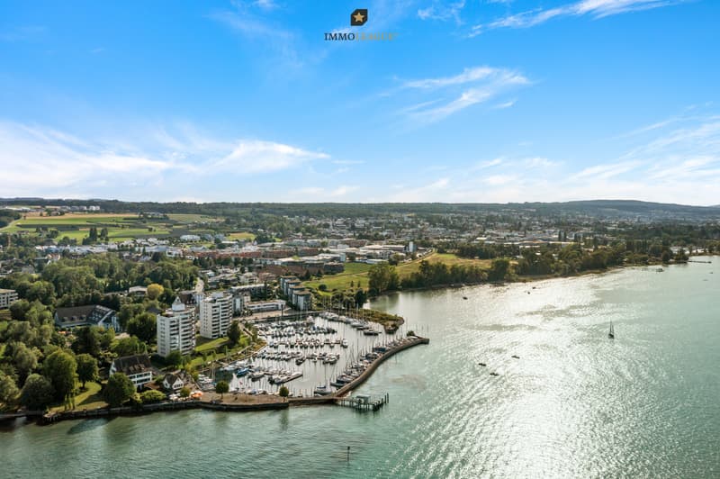 Die Lage punktet mit der Nähe zum See und einem gepflegten Umfeld mit kurzer Distanz zu Infrastruktur und Natur.