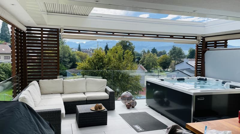 Spektakuläre 5 1/2 Zi.-Dach-Maisonettewohnung mit grandioser Aussicht auf den Alpstein (3)