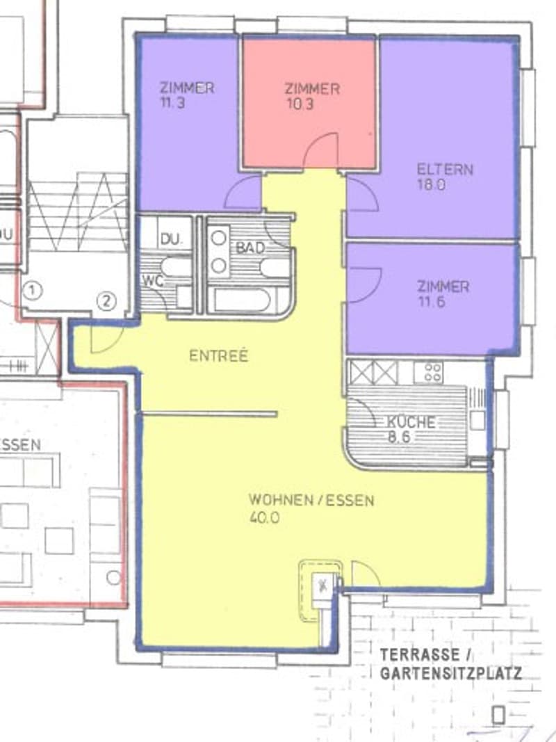 Grosszügige 3.5 Zimmer-Wohnung an ruhiger Lage in Meilen (13)