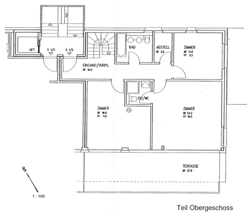 Wohnen über dem Rebberg: Exklusive 5-Zimmer-Attika-Maisonette mit Panoramaseesicht (15)