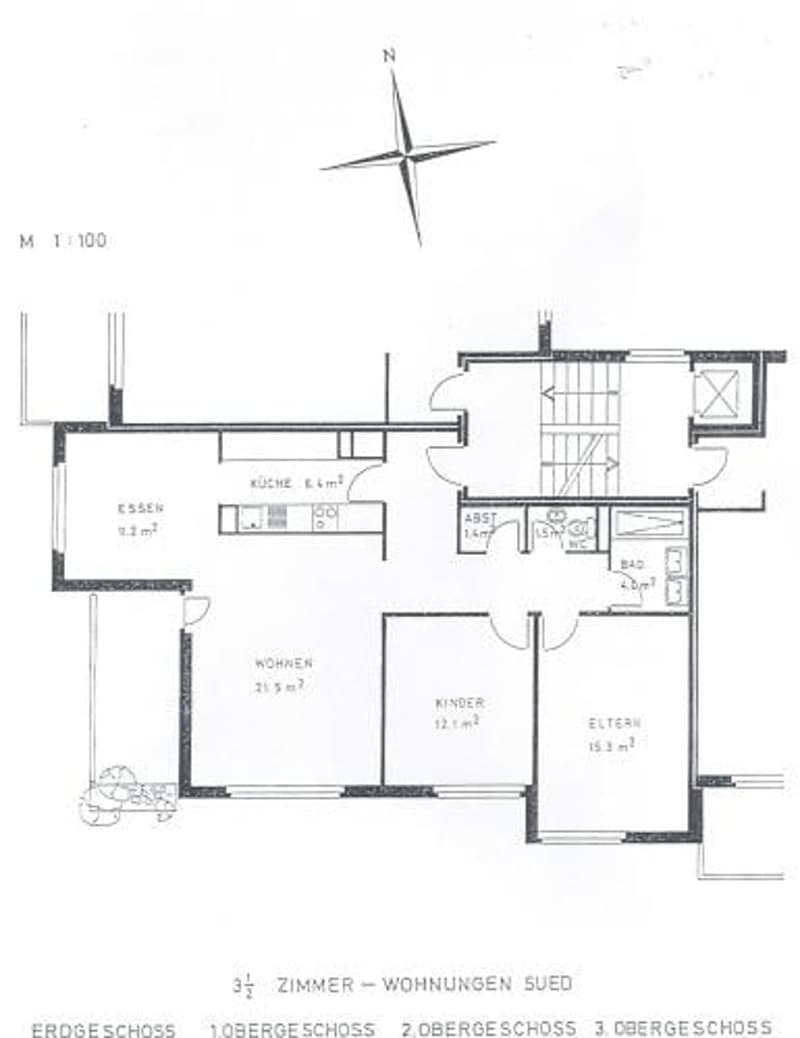 Schöne 3.5-Zimmerwohnung mit Balkon (7)