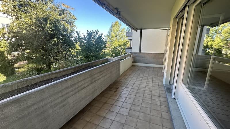 Balkon bei Wohnzimmer
