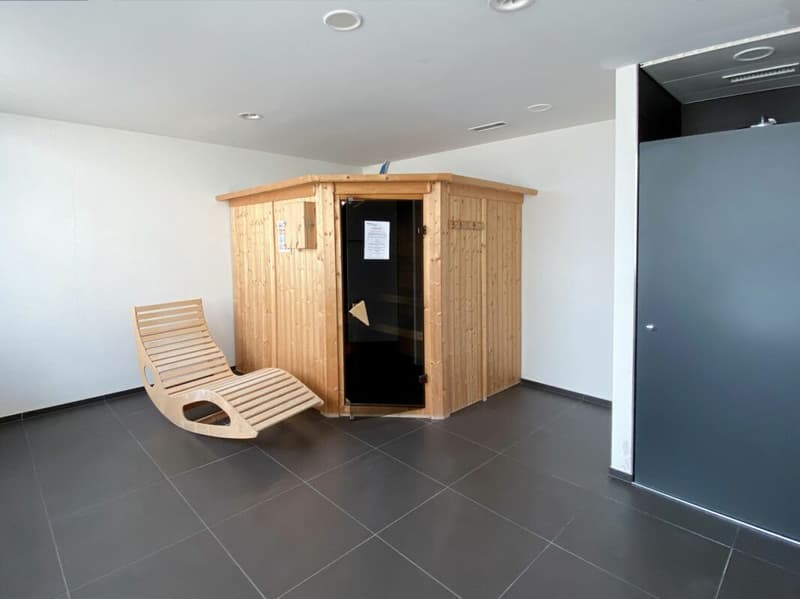 Espace de fitness aménagé - usage polyvalent possible (6)