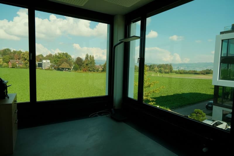 Aussicht Eckbüro 1. OG
