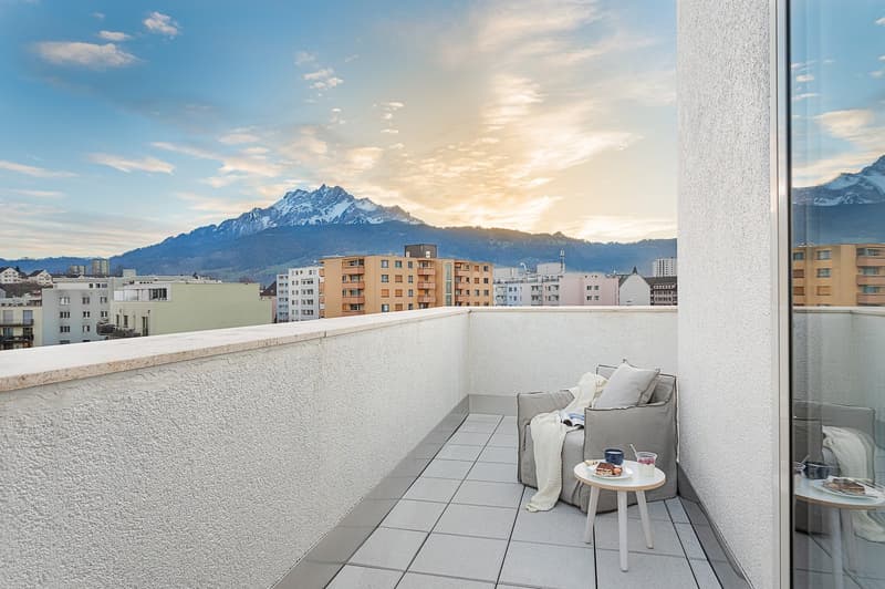 1 bis 1,50 Zimmer Wohnung (möbliert), zentrale Lage in Luzern, Mietfrist Minium 1 Monat. (3)