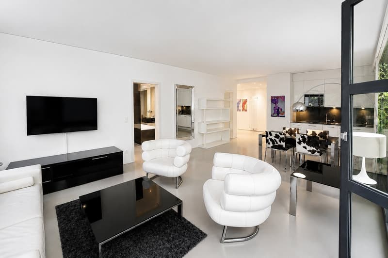 BE12 – Stilvolle 2-Zimmer-Wohnung mit Terrasse an der Bellariastrasse 36, Zürich (9)