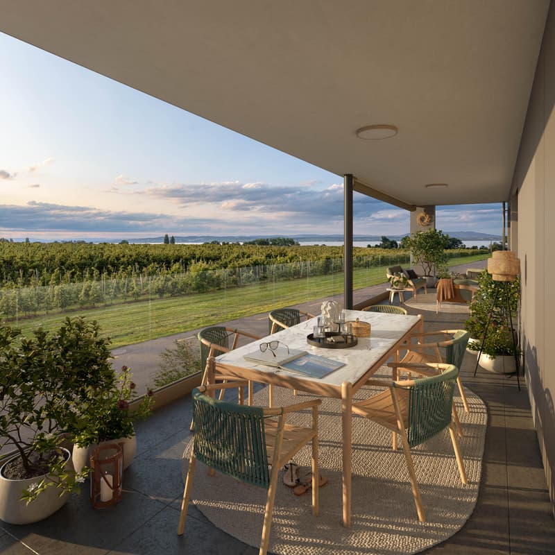 Appartement en attique dans l'ensemble "Seewärts" à Güttingen (8)